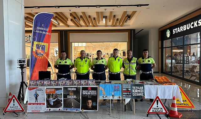 04-10 Mayıs Karayolu Trafik Haftası standı açıldı