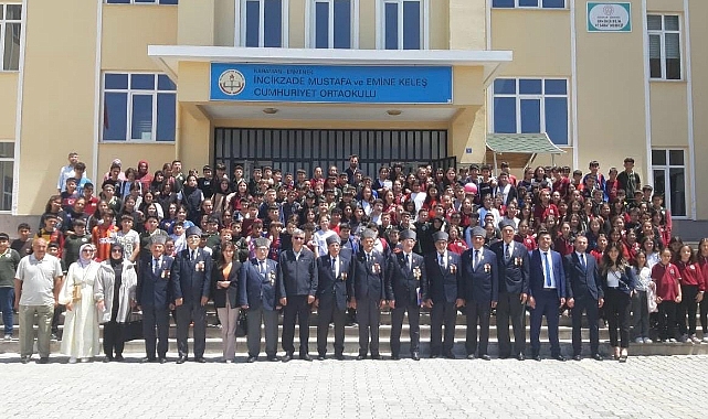 Gaziler Ermenek ve Başyayla'da Öğrencilerle Buluştu