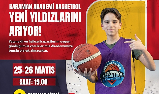 Karaman Akademi Basketbol Seçmeleri Başlıyor!