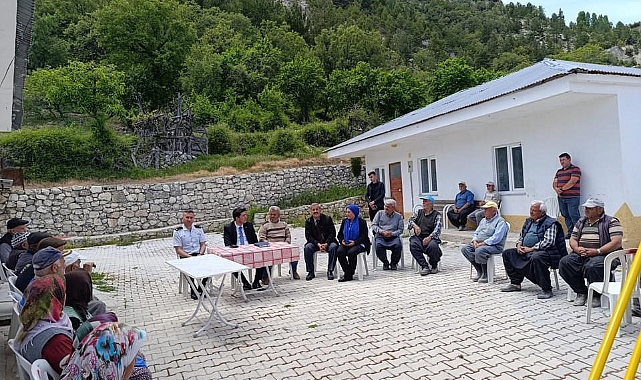 Kaymakam Erdoğan'ın köy gezileri sürüyor 
