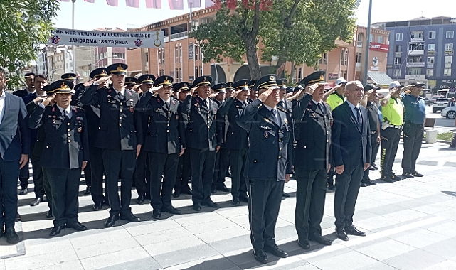 Jandarma Teşkilatının 185'inci kuruluş yıl dönümü kutlandı