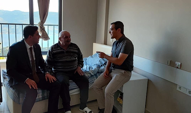 Kaymakam Erdoğan Ermenek Hatice ve Hakkı Polat Huzurevi sakinlerini ziyaret etti