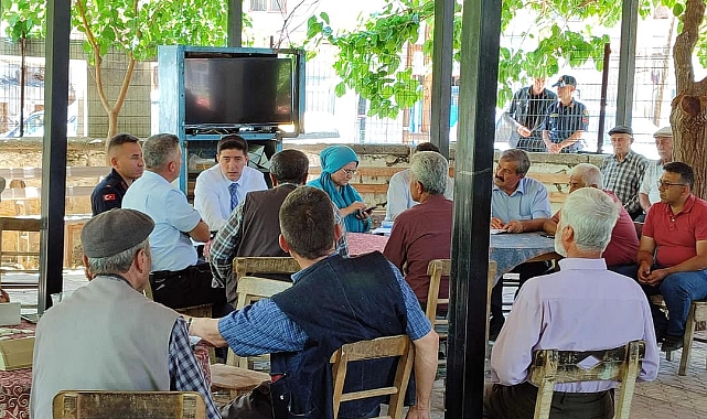 Kaymakam Erdoğan'ın Köy Ziyaretleri Sürüyor