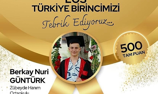 LGS Türkiye birincisi Karaman'dan çıktı