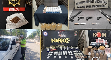 Karaman'da 8 bin kişi sorgulandı 8 kişi tutuklandı
