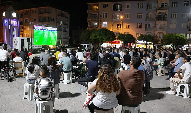 Milli Maç Heyecanı Aktekke Meydanında Yaşanacak