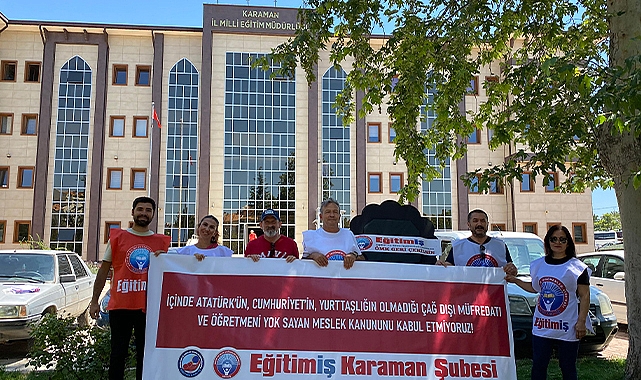Şanlıtürk; "Öğretmenliği Bitirme Kanununa Asla Boyun Eğmeyeceğiz!"