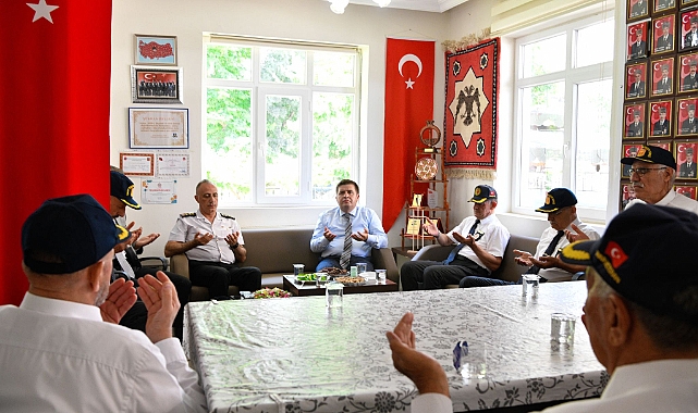Vali Sarıibrahim’den Gaziler Derneğine Ziyaret