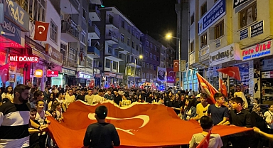  Ermenek'te Zafer Yürüyüşü yapıldı