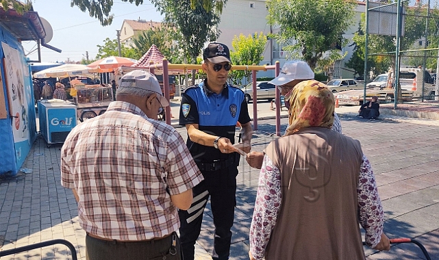 Karaman Polisi, Pazardaki Vatandaşı Bilgilendirdi