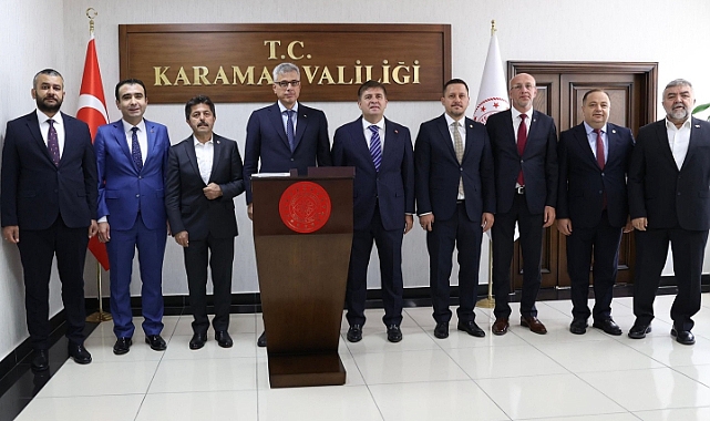 Bakan Memişoğlu Karaman Valiliği'ni ziyaret etti
