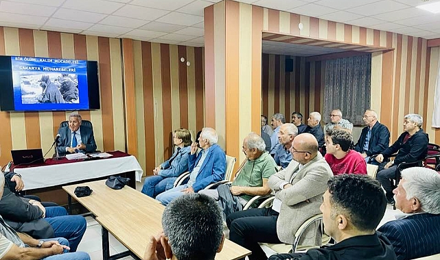 Cemalettin Taşkıran’dan ‘Sakarya Savaşı ve Atatürk’ Konferansı