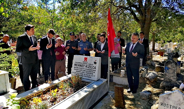 Şehidimiz Mehmet Kızılca şehadetinin 7. yılında dualarla anıldı 