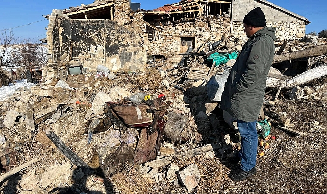 Evi yanan aile yardım bekliyor