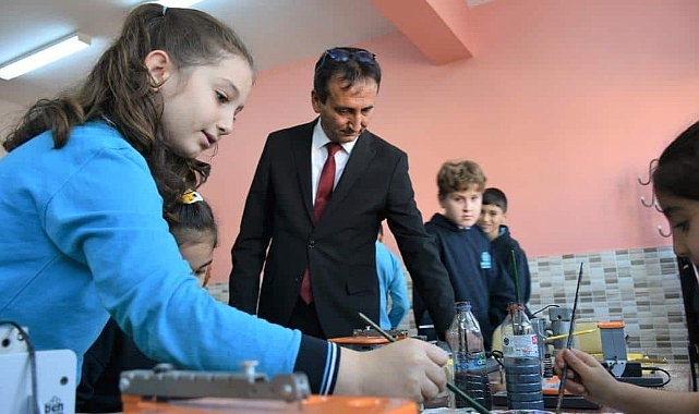 İbrahim Bey İlkokulunda Yeni Atölyelerin Açılışı Yapıldı