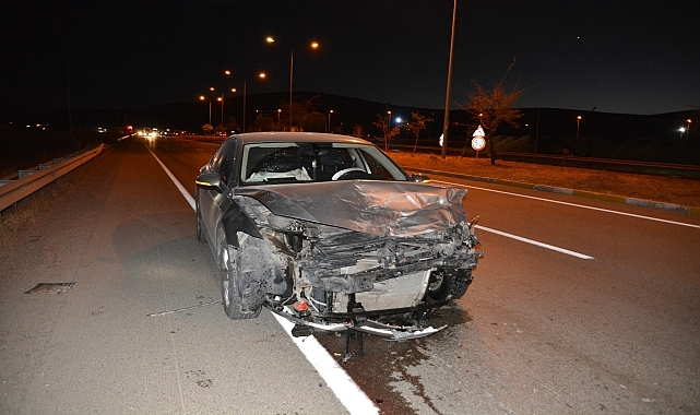 İki otomobilin çarpıştığı kazada 6 kişi yaralandı