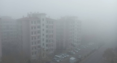 Karaman'da sabah saatlerinde sis etkili oldu