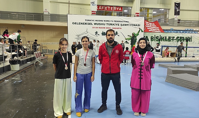 Karaman Wushu Kung-Fu Takımı Sakarya’dan Madalyalarla Döndü
