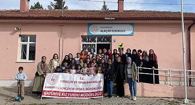 Öğrenciler köy okullarını ziyaret etti