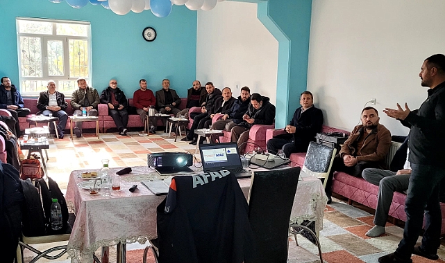 AFAD eğitimlerini sürdürüyor