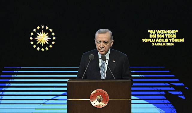 Cumhurbaşkanı Erdoğan: "Yusufeli, Deriner ve Ermenek Barajları gurur abidelerimiz oldu"