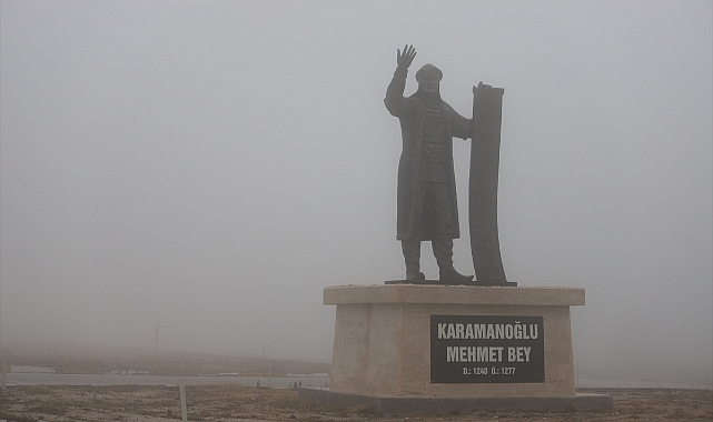 Karaman'da sis etkili oldu