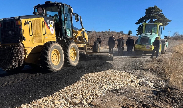 Kaymakam Erdoğan yol çalışmalarını inceledi