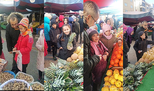 Yerli Malı Haftası'nda Pazardan Alışveriş Yaptılar