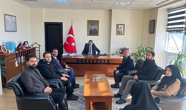 Ermenek Müftülük Heyetinden İlçe Kaymakamı Erdoğan’a Ziyaret