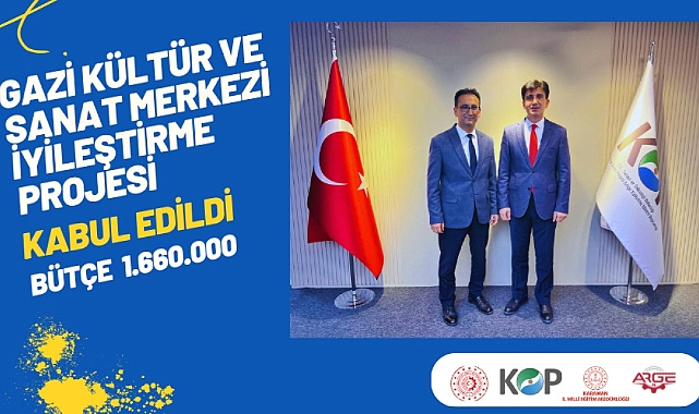 Gazi Kültür Sanat Merkezi İyileştirme Projesi KOP'tan Destek Almaya Hak Kazandı