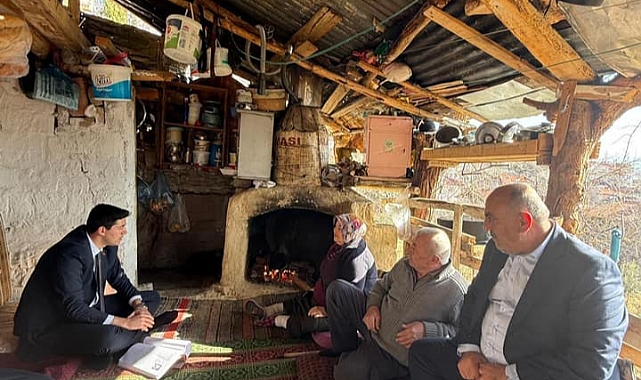 Kaymakam Erdoğan, vatandaşın evine konuk oldu