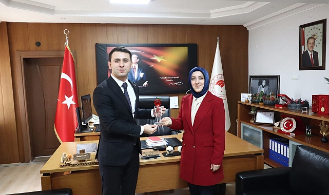 Kaymakam Yamakoğlu’ndan İl Müdürü Bulut’a ziyaret