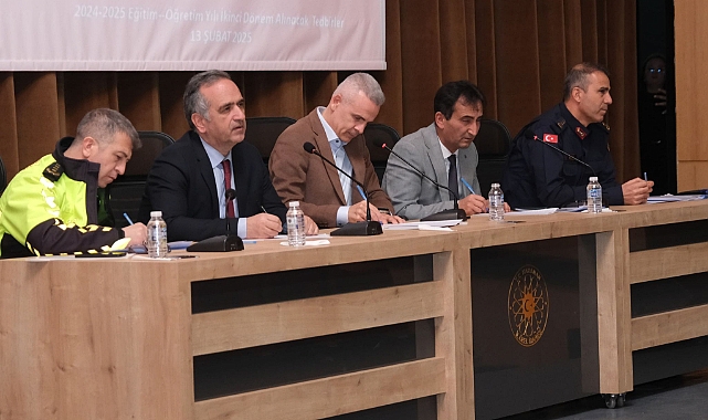 Eğitim-Öğretim Yılı İkinci Dönem Tedbirleri Değerlendirme Toplantısı yapıldı