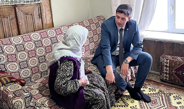 Kaymakam'dan şehit annesine ziyaret
