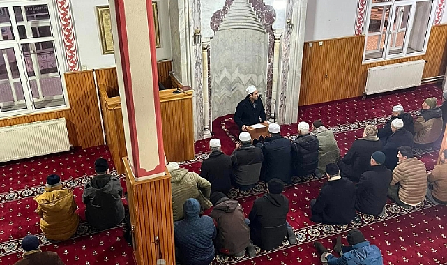 Sarıveliler'de sabah namazı buluşması düzenlendi