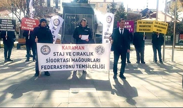 Staj Çıraklık Sigortası Mağdurları Hükümete Seslendi!