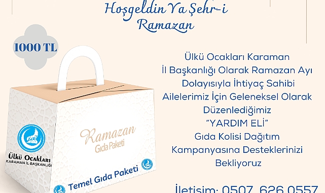 Ülkü Ocakları'nın gönüllere dokunan kampanyası için çalışmalar başladı