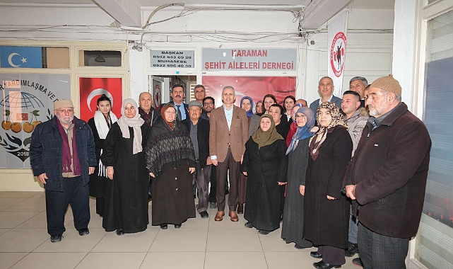 Vali Çiçekli, şehit aileleri ve gazilerle bir araya geldi