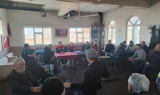Vatandaş Kırsalda Bereket Hayvancılığa Destek Projesi konusunda bilgilendirildi
