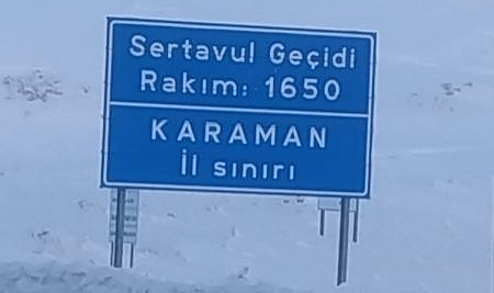 2 gündür kapalı olan Sertavul Geçidi ulaşıma açıldı