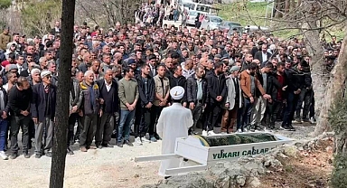 Baraja uçan aracın sürücüsü toprağa verildi