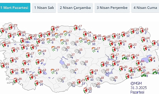Bayramda plan yapanlara kötü haber: Meteoroloji uyardı, 65 ilde etkili olacak