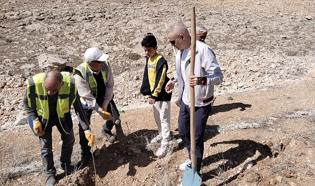 Dereköy’de Fidan Dikimi Devam Ediyor