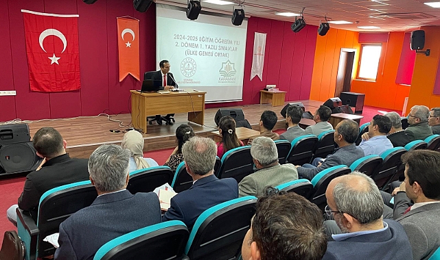 İl Müdürü Çalışkan, Ortak Sınavlar Öncesinde Okul Yöneticileriyle Bir Araya Geldi