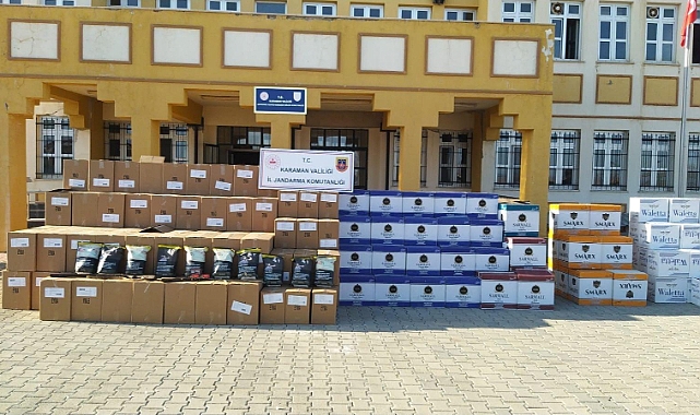 Karaman'da 2 milyon 797 bin 800 boş makaron ele geçirildi