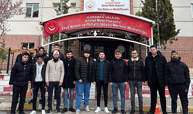 Karamanoğlu Mehmetbey Yurdu Öğrencilerinden Anlamlı Ziyaret