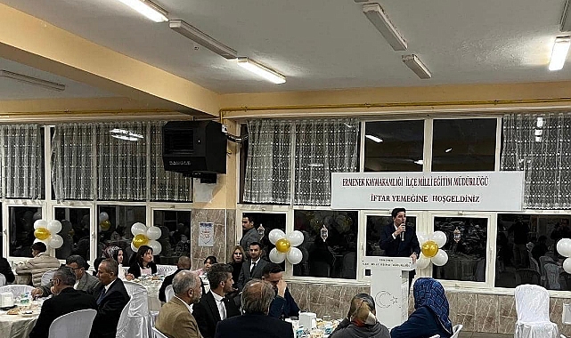 Kaymakam Erdoğan, öğretmenlerle iftar yaptı