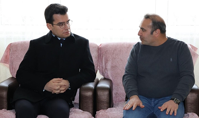 Kaymakam İlkay'dan başsağlığı ziyareti