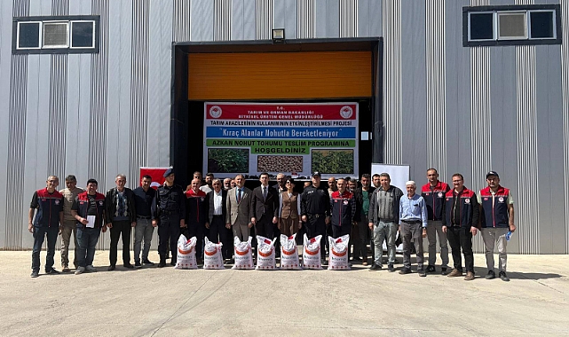 Kazımkarabekir ve Ayrancı’da üreticiye Nohut Tohumu Dağıtıldı