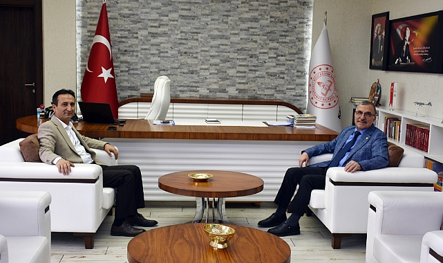 KMÜ Rektörü Gavgalı’dan İl Müdürü Çalışkan’dan Ziyaret